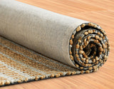 5? x 8? Gray Grid Farmhouse Area Rug