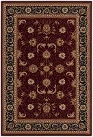 8? x 11? Red and Black Ornamental Area Rug