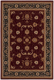 8? x 11? Red and Black Ornamental Area Rug