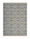 3? x 5? Blue Decorative Lattice Area Rug