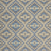 3? x 5? Blue Decorative Lattice Area Rug