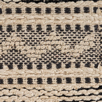 8? x 10? Black and Blush Chevron Stripe Area Rug
