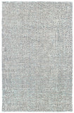 8? x 10? Navy and Ivory Grids Area Rug