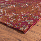 5? x 8? Deep Red Traditional Area Rug