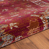 5? x 8? Deep Red Traditional Area Rug