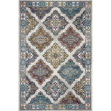 5? x 8? Blue Traditional Floral Motifs Area Rug