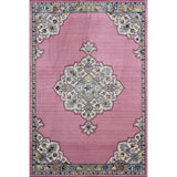 5? x 8? Pink Traditional Medallion Area Rug