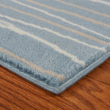 8? x 10? Blue Contemporary Waves Area Rug