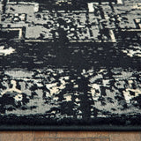 8? x 10? Black Medallion Oriental Area Rug