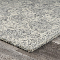 5? x 7? Gray Floral Finesse Area Rug