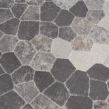 2? x 3? Beige Cobblestone Pattern Scatter Rug