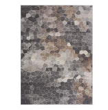 2? x 3? Beige Cobblestone Pattern Scatter Rug