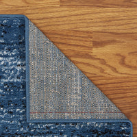 5? x 7? Blue Abstract Ocean Area Rug