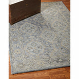9? x 12? Blue and Tan Traditional Area Rug