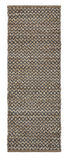 3? x 5? Gray Toned Chevron Patterned Runner Rug