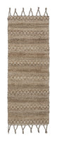 3? x 4? Tan Bohemian Tasseled Area Rug