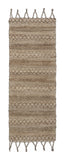 3? x 4? Tan Bohemian Tasseled Area Rug