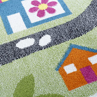 5? x 7? Green Palace Roadway Area Rug