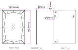 Etched Designed Wall Mirror