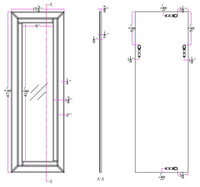 Silver Classic Full Length Mirror