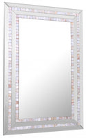 Pastel Pink Mosaic Tiled Mirror