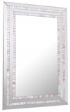 Pastel Pink Mosaic Tiled Mirror