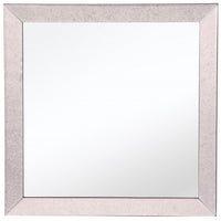 Grey Square Glass Mirror