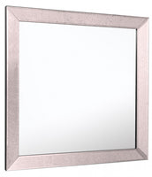 Grey Square Glass Mirror