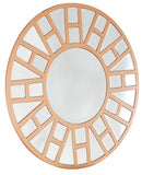 Gold Geometric Mirror