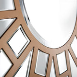 Gold Geometric Mirror