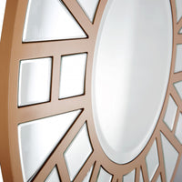 Gold Geometric Mirror