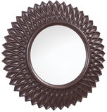 Bronze Round Flower Shaped Mirror