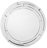 Silver 3D Framed Mirror