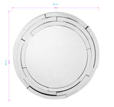 Silver 3D Framed Mirror