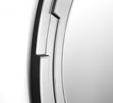 Silver 3D Framed Mirror