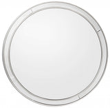 Simply Lined Silver Mirror