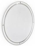 Simply Lined Silver Mirror