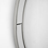 Simply Lined Silver Mirror