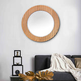 Yukon Gold Striped Mirror