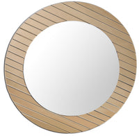 Yukon Gold Striped Mirror