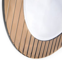 Yukon Gold Striped Mirror