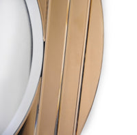 Yukon Gold Striped Mirror