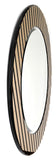 Yukon Gold Striped Mirror