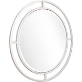 Silver Chic Round Wall Mirror