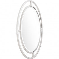 Silver Chic Round Wall Mirror