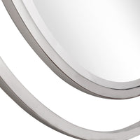 Silver Chic Round Wall Mirror