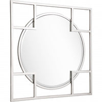 X Shaped Beveled Edge Mirror