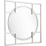 X Shaped Beveled Edge Mirror