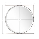 Circle in Square Wall Mirror