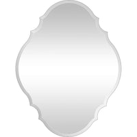 Scalloped Convex Glass Mirror